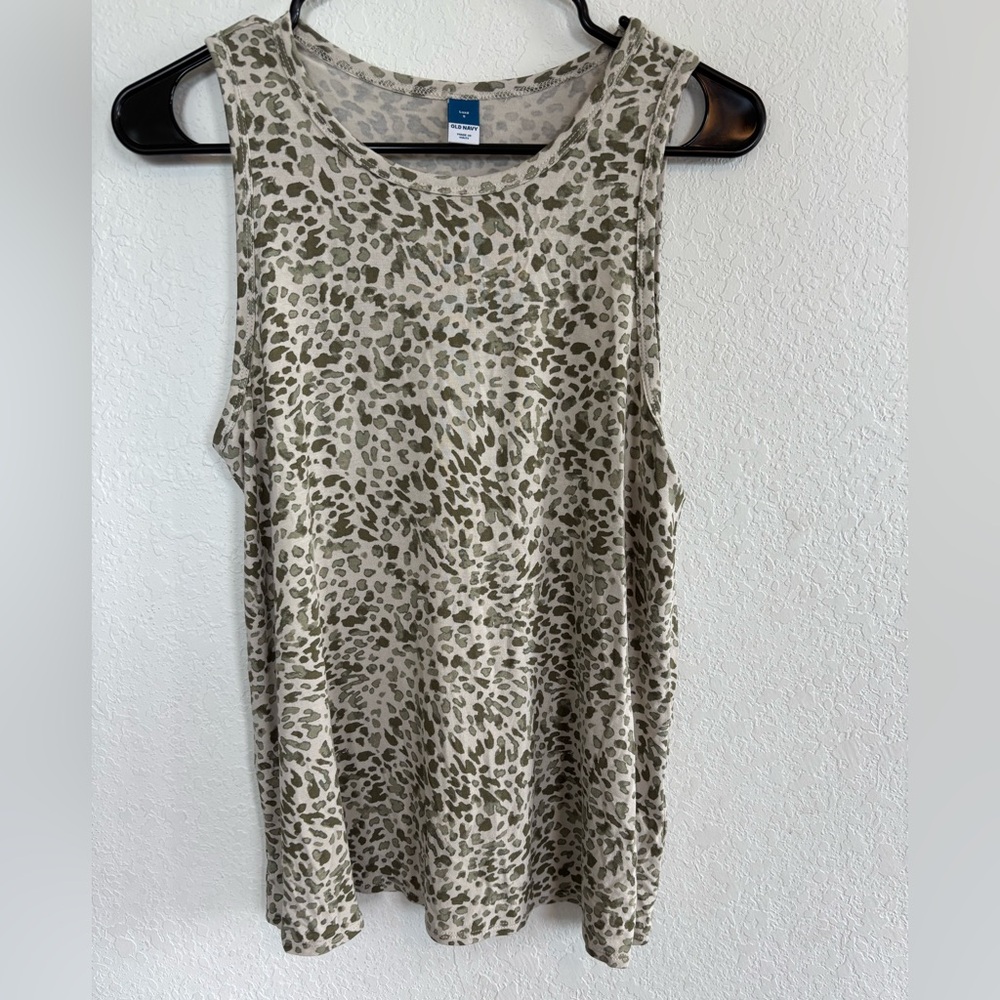 Old Navy Animal Print Tank Top